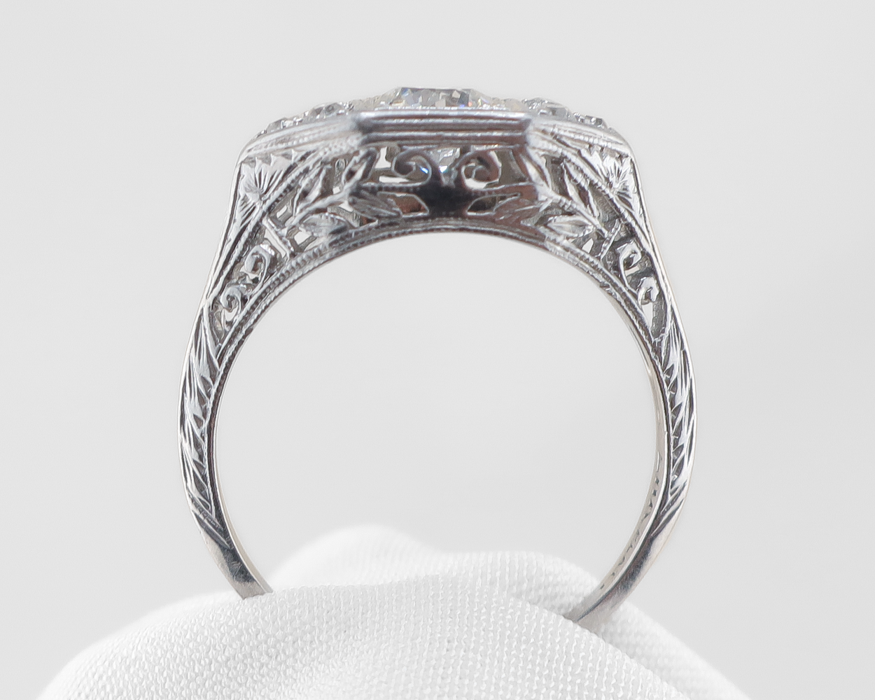 Art Deco Diamond and Platinum Ring