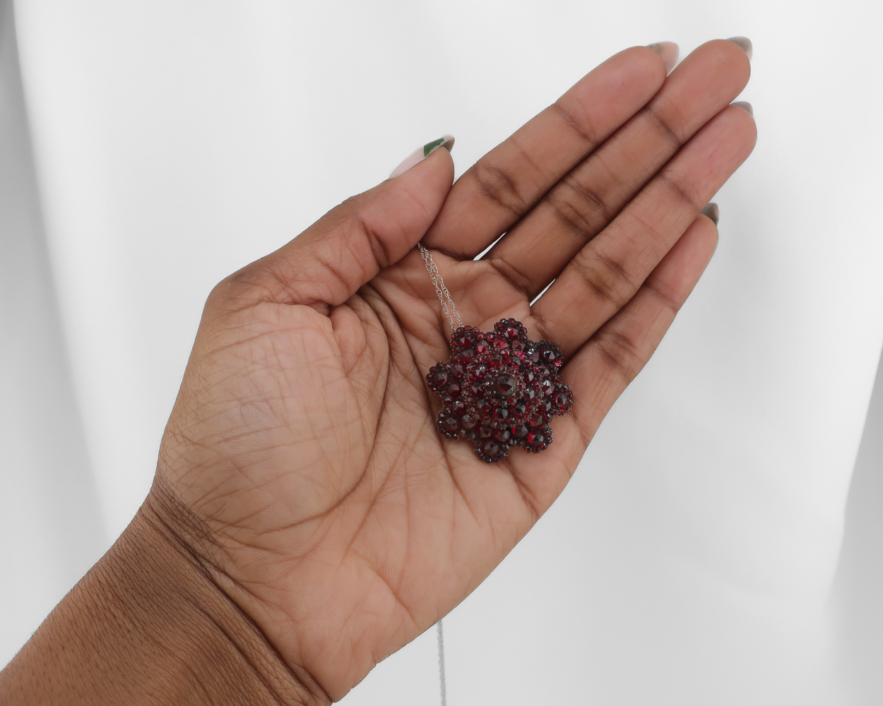 Victorian Bohemian Garnet Pendant