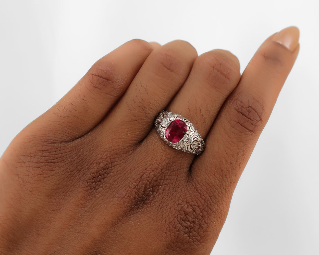 Edwardian Ruby Ring