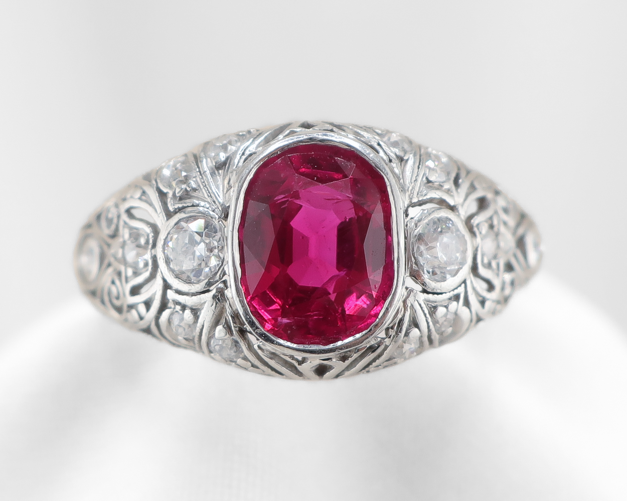 Edwardian Ruby Ring