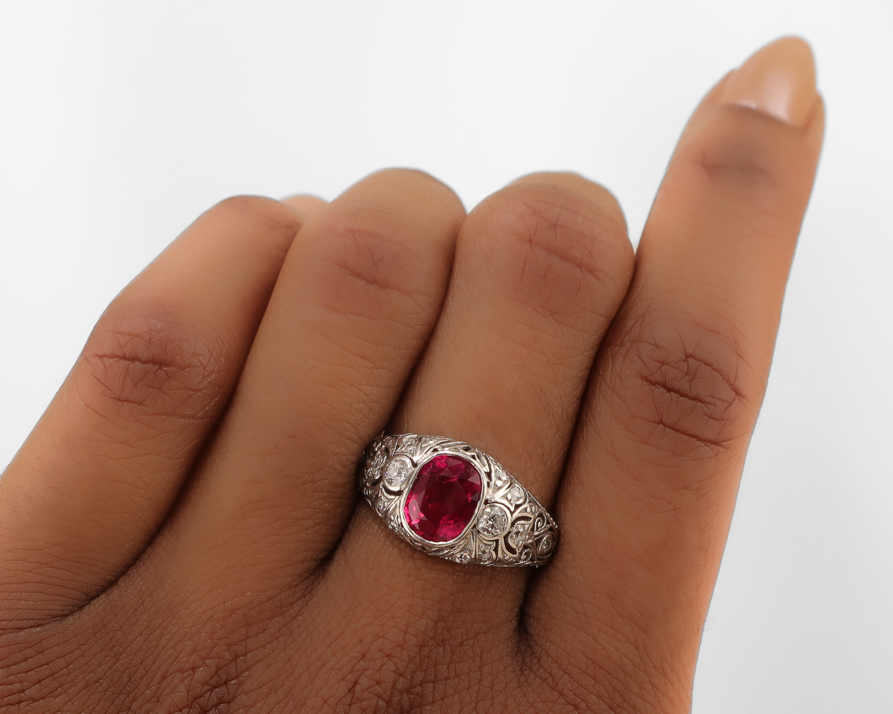 Edwardian Ruby Ring