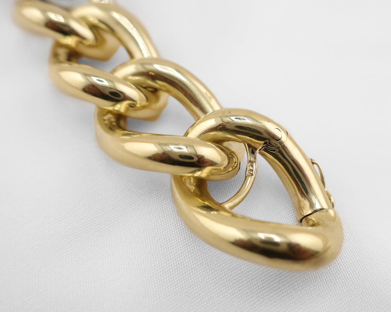 Vintage 14KT Curb Link Bracelet