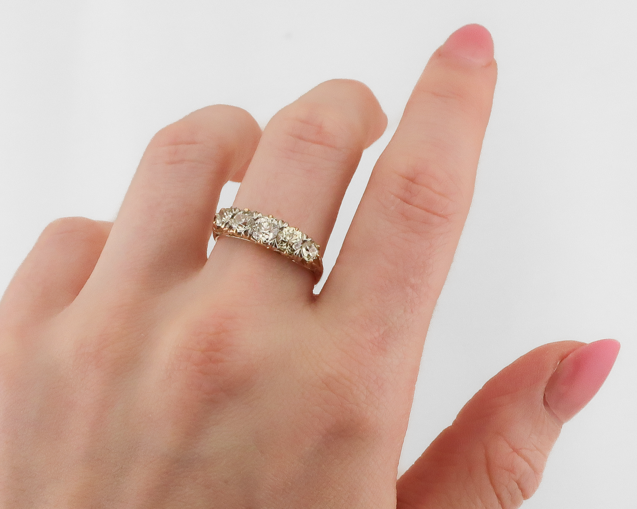 Victorian 5-Stone Diamond Ring