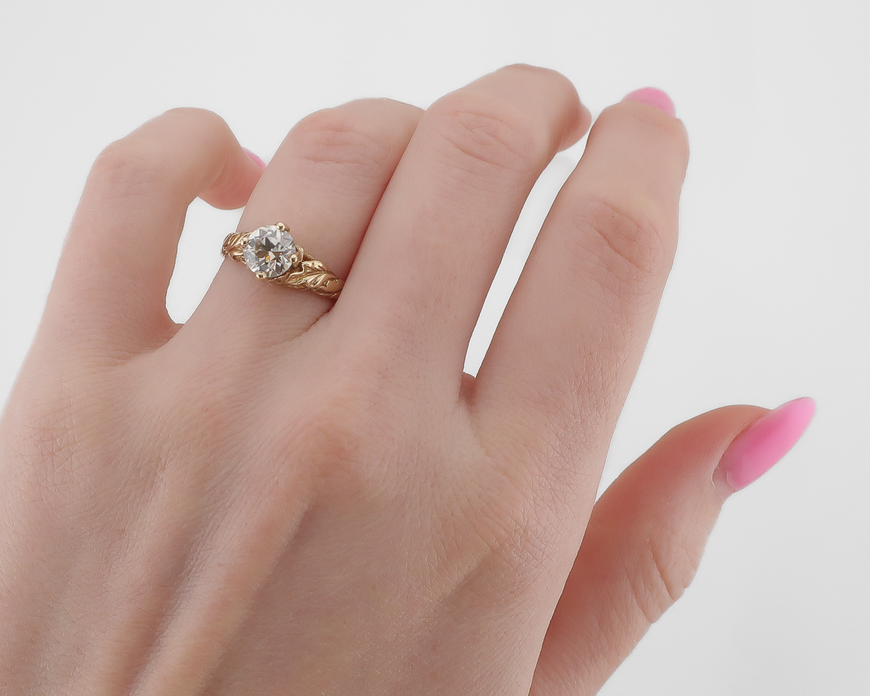 Retro-Era Old European-Cut Diamond Solitaire