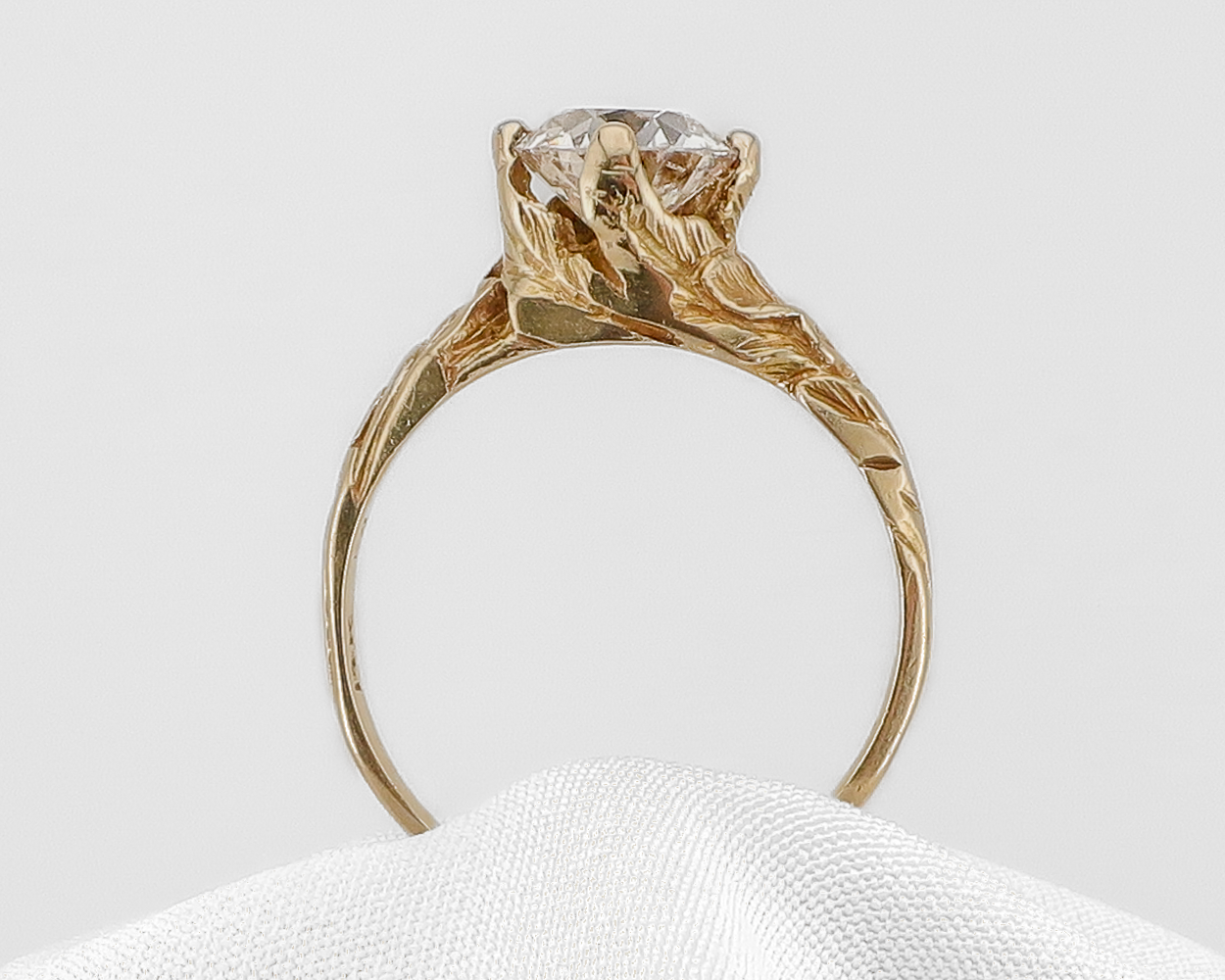 Retro-Era Old European-Cut Diamond Solitaire