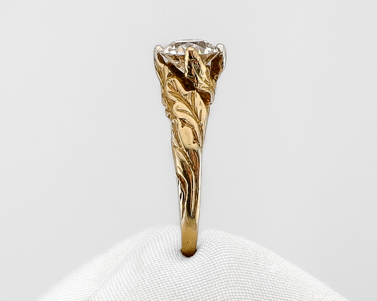 Retro-Era Old European-Cut Diamond Solitaire