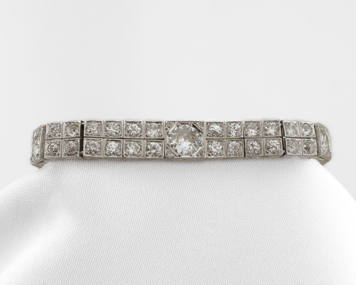 Art Deco Fancy Diamond Bracelet