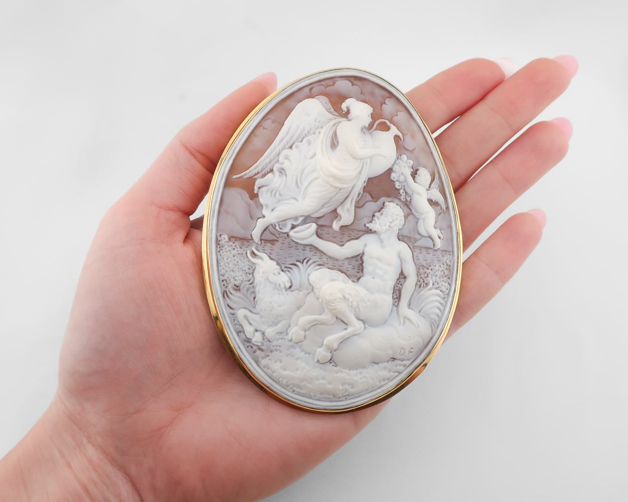 Midcentury Bacchus Cameo