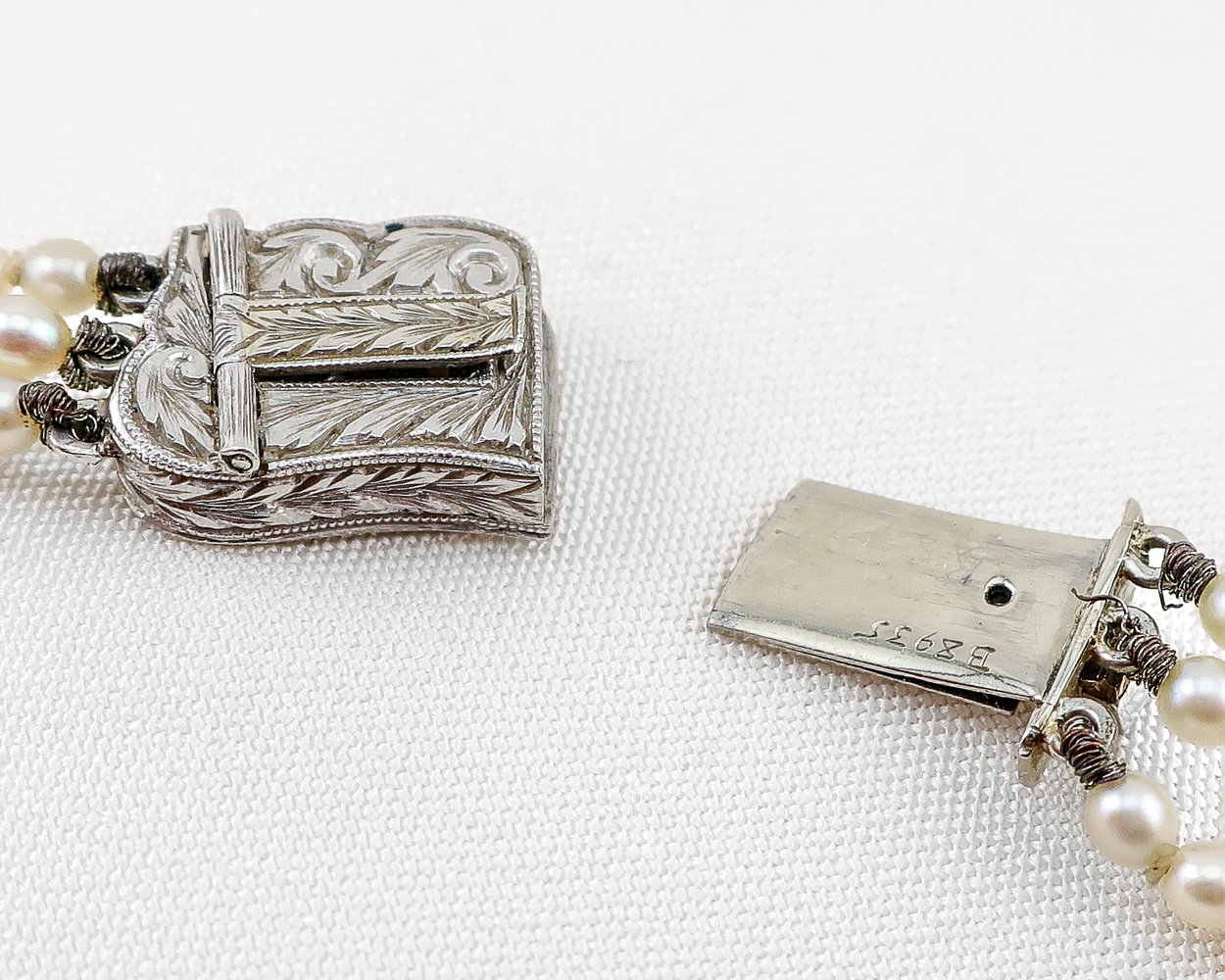 Art Deco Pearl and Diamond Choker Necklace