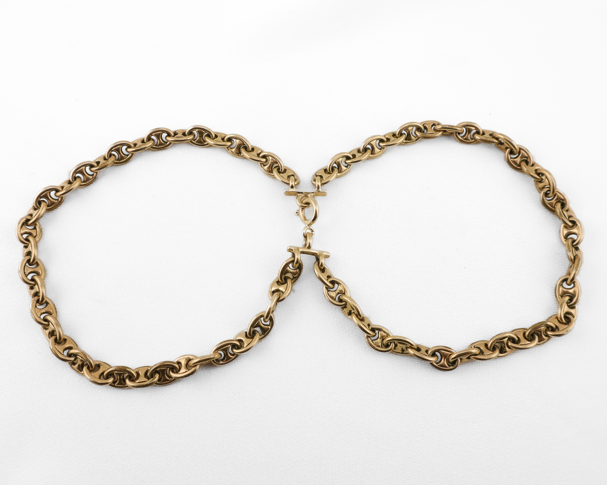 Vintage 10KT Mariner-Link Bracelet
