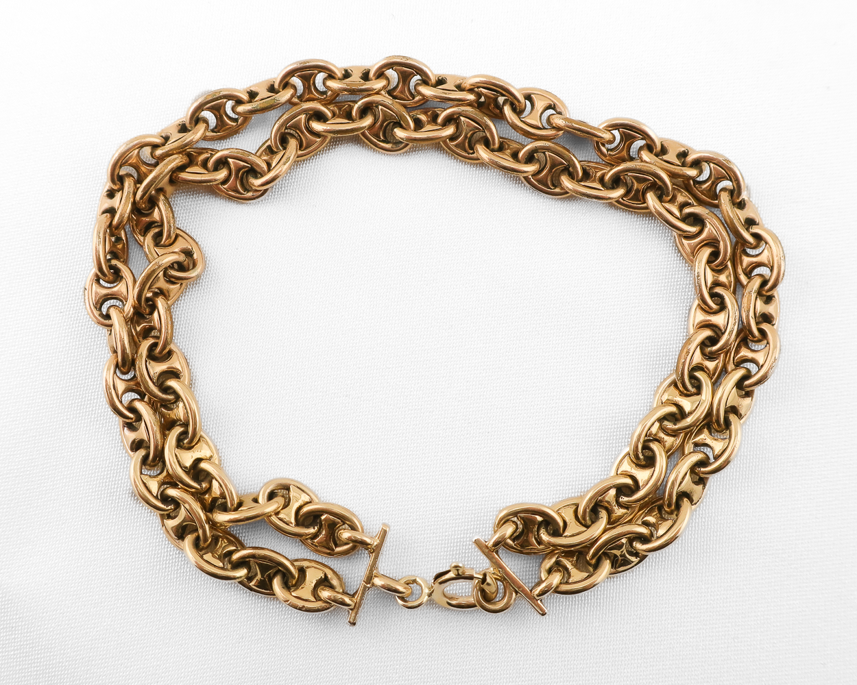 Vintage 10KT Mariner-Link Bracelet