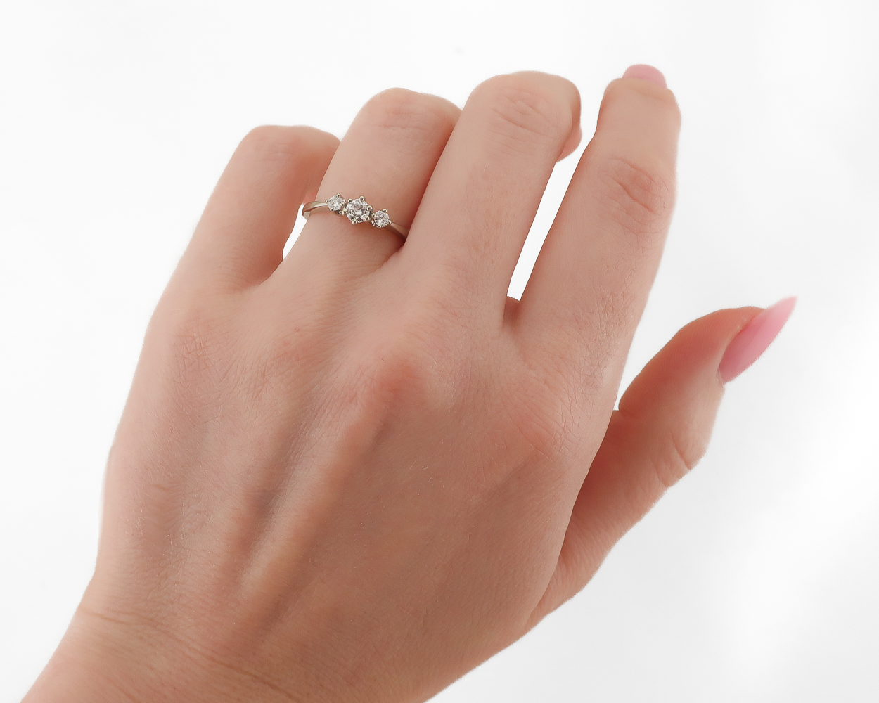 Vintage 3-Stone Diamond Ring