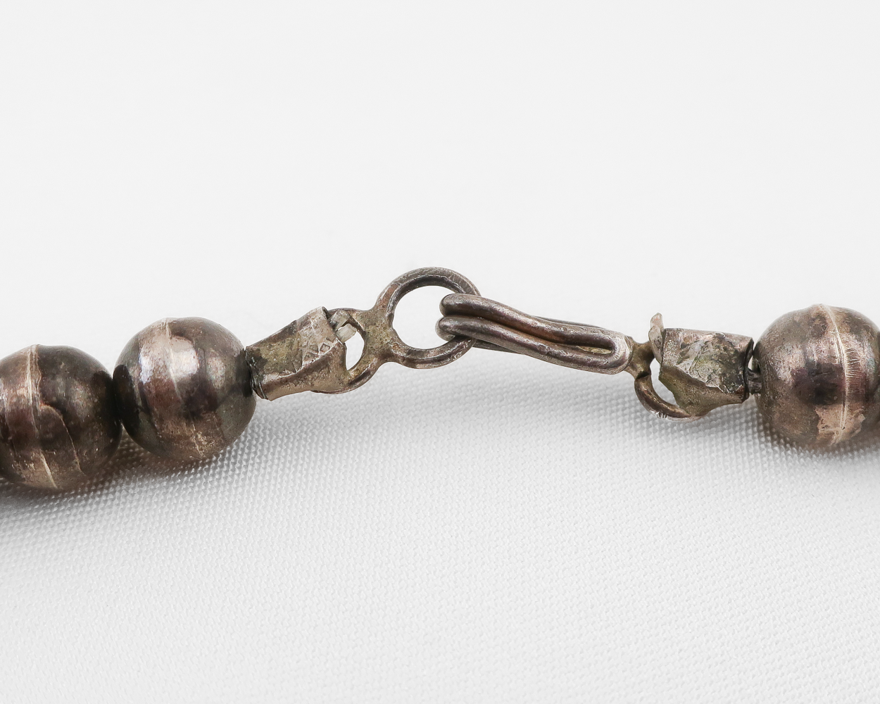 Midcentury Navajo (Dine') Squash Blossom Turquoise Necklace