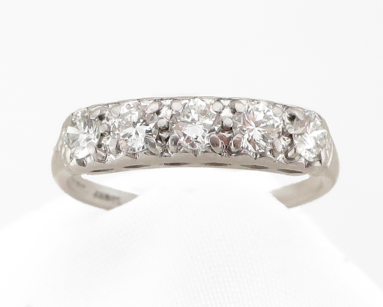 Midcentury 5-Stone Diamond Ring