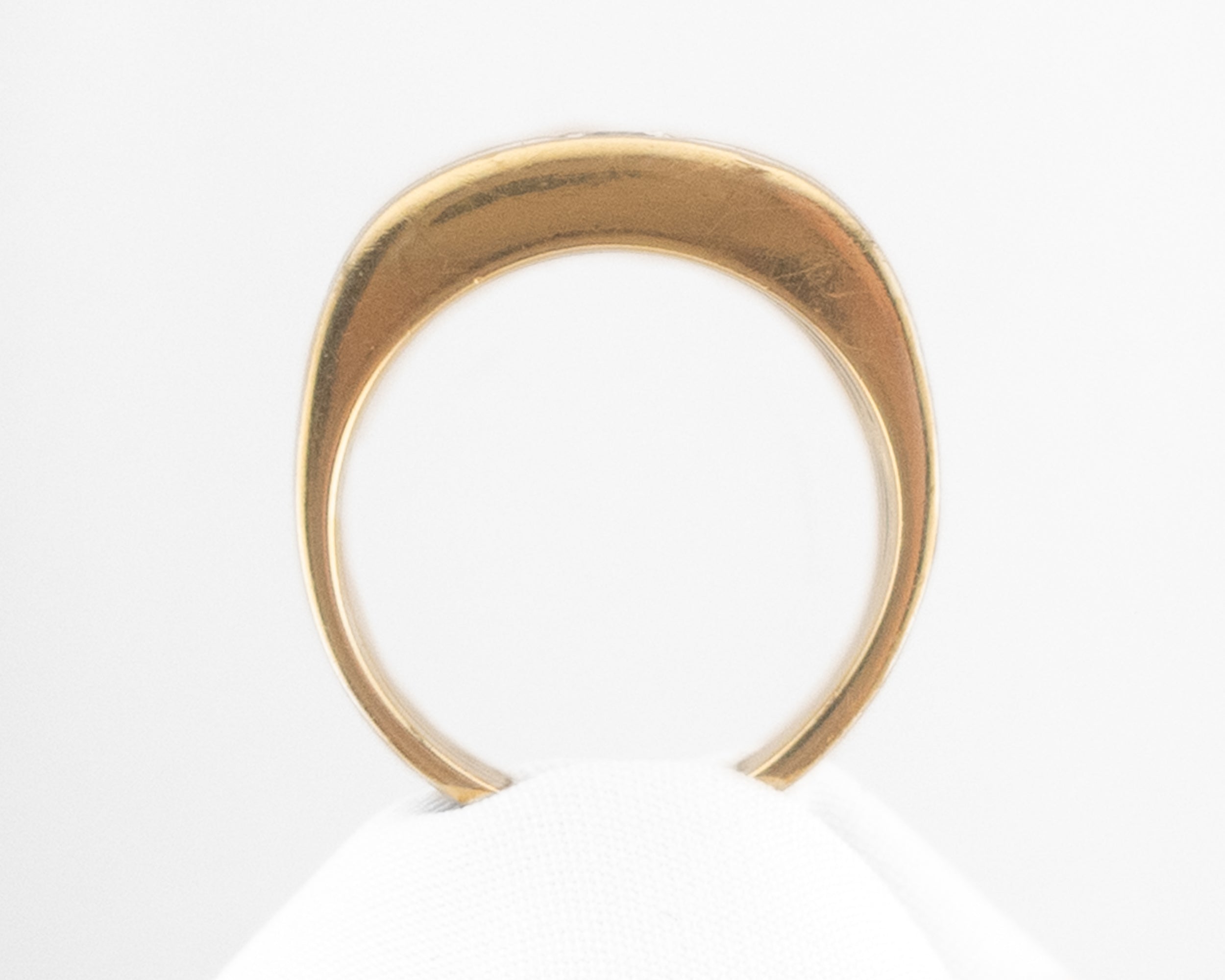 Circa 1980s Two-Tone Diamond Ring
