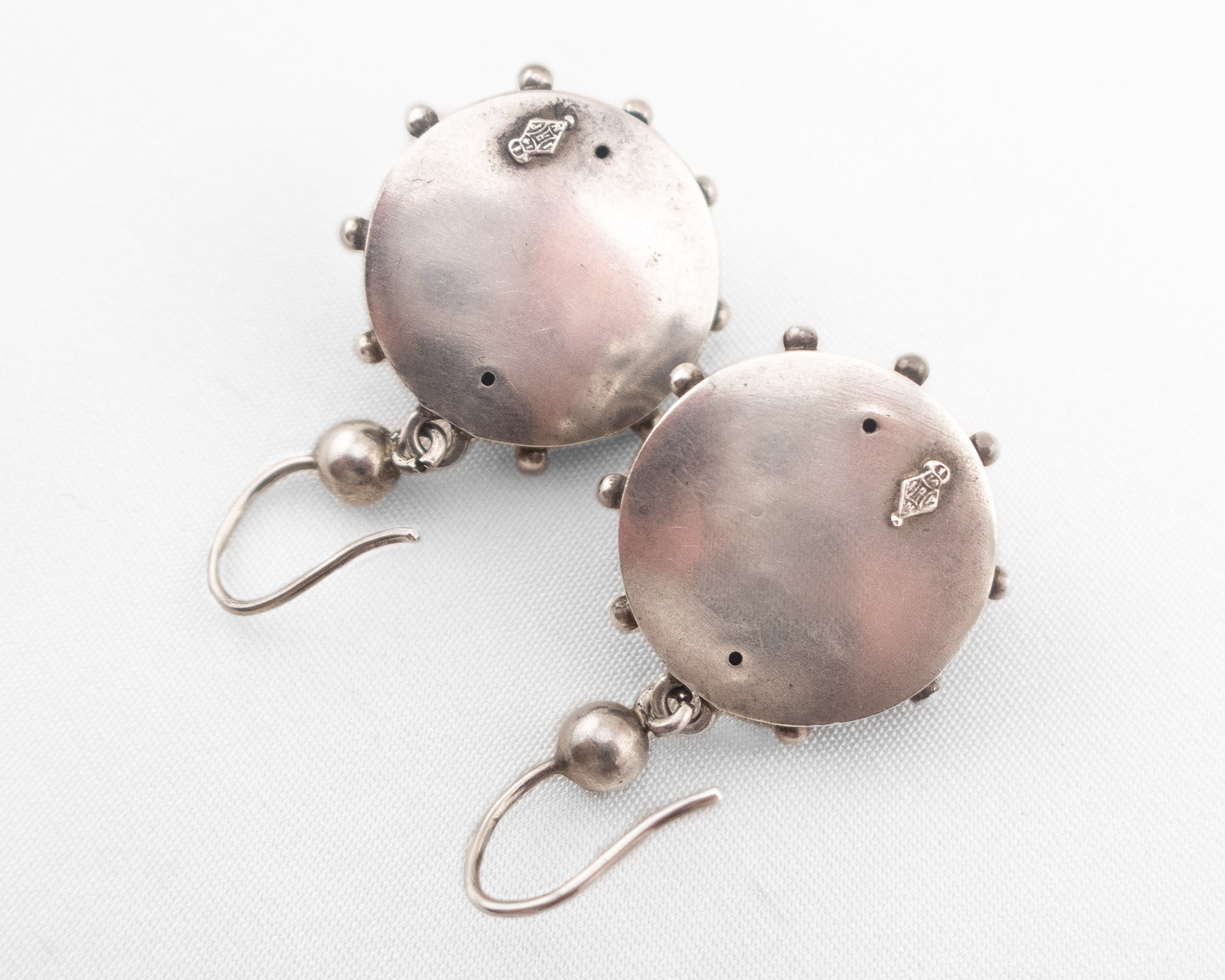 Victorian Sterling Silver Drop Earrings