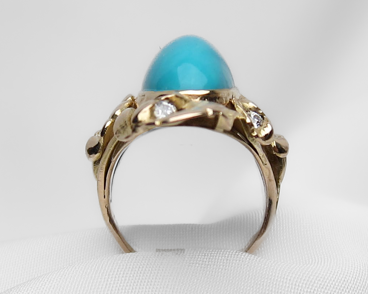 Art Nouveau Persian Turquoise Ring