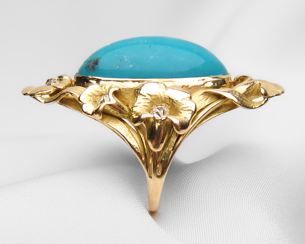 Art Nouveau Persian Turquoise Ring