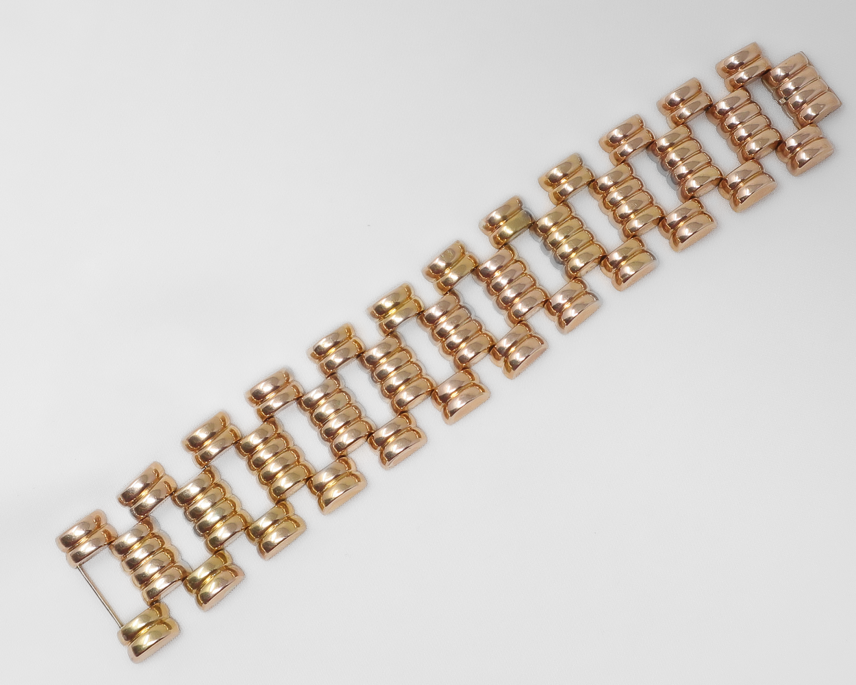 Retro-Era Chunky Gold Bracelet