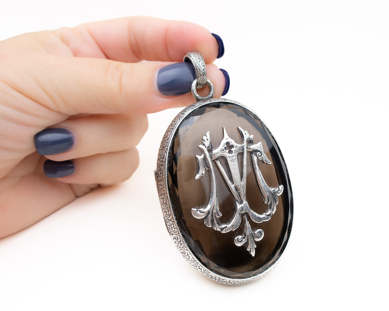 Victorian Smoky Quartz Locket