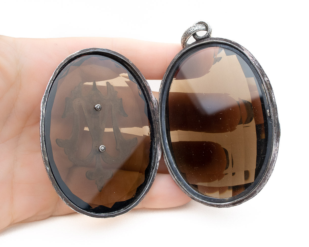 Victorian Smoky Quartz Locket