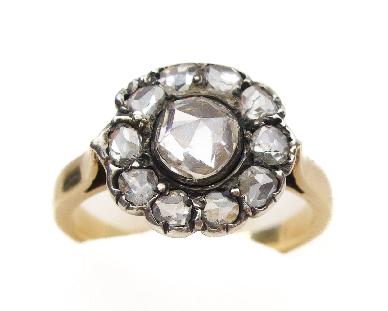 Victorian halo outlet engagement ring