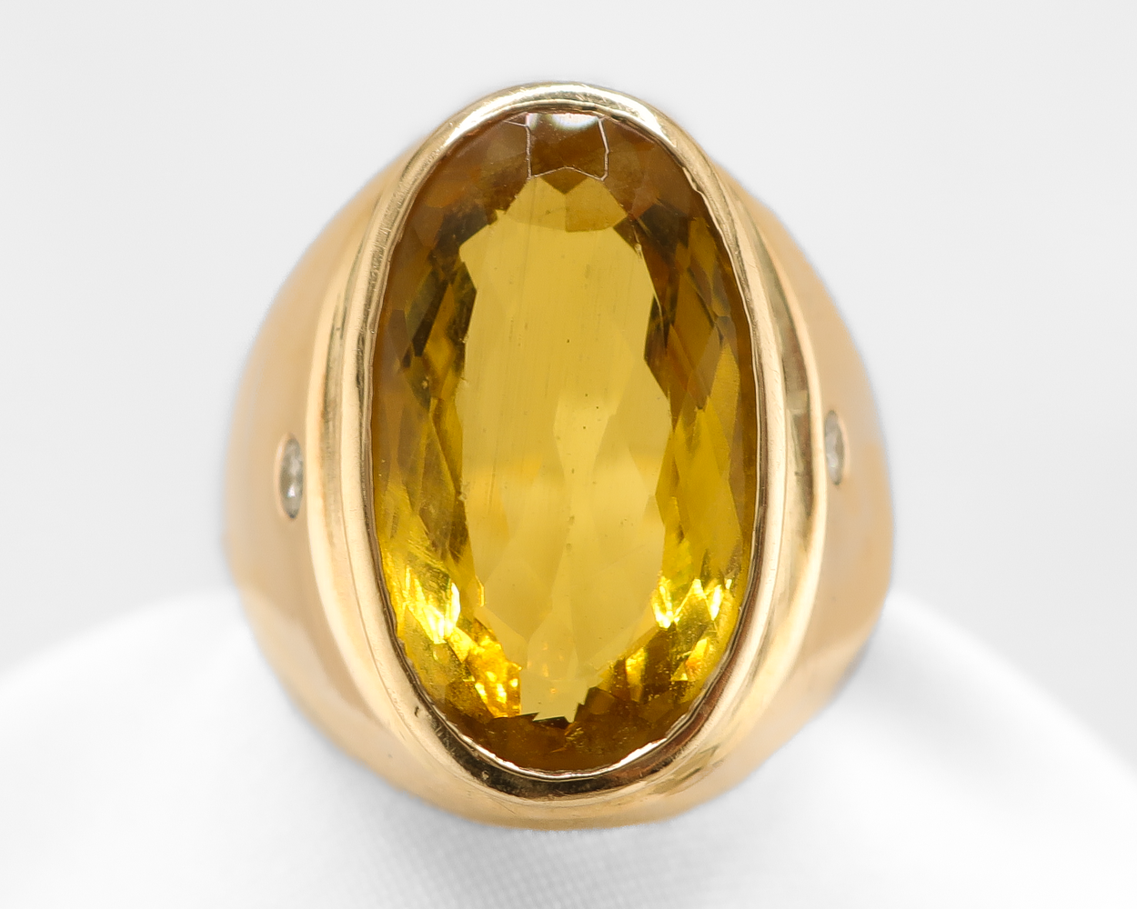 Oval Heliodor Ring