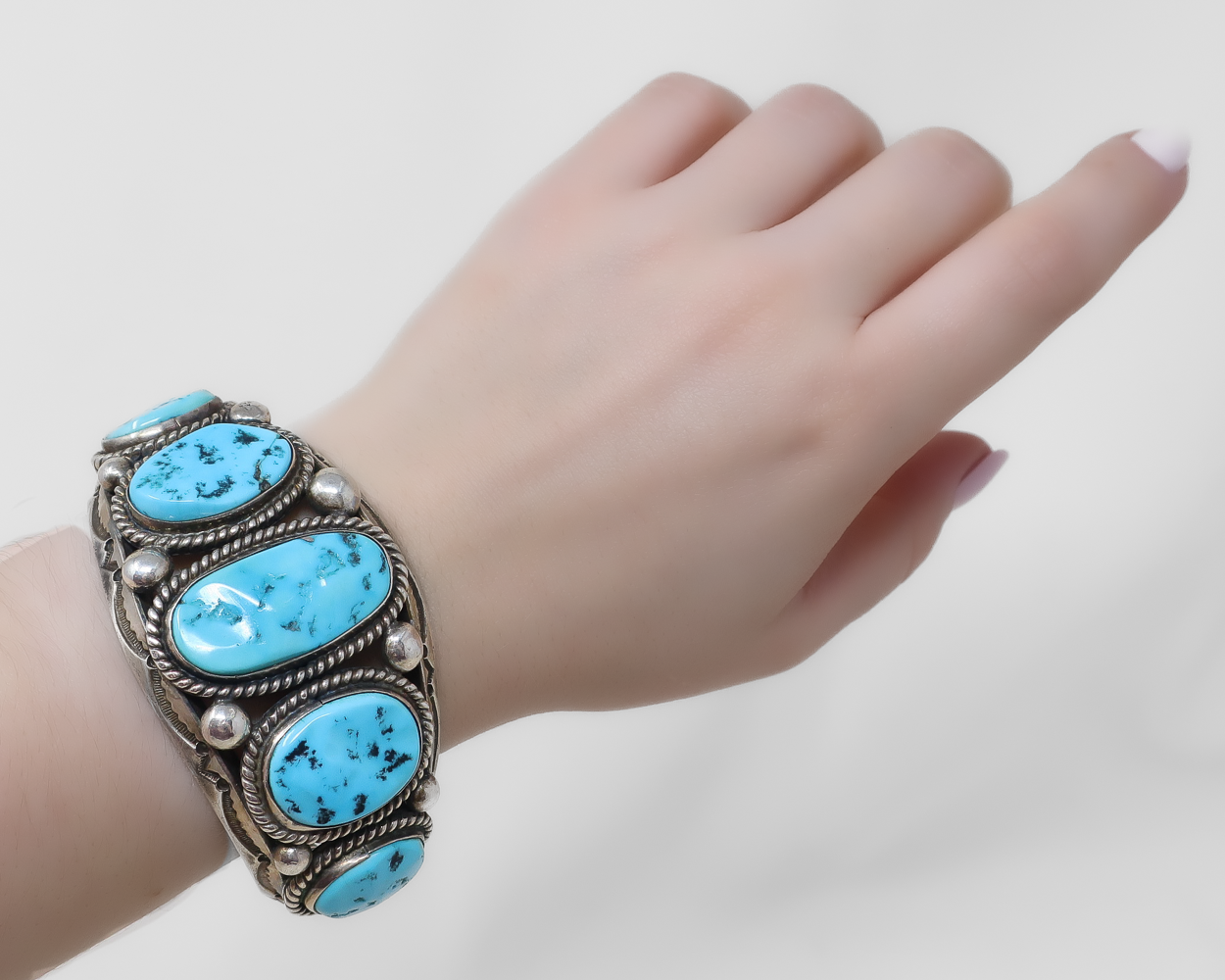 Five-Stone Turquoise Bracelet