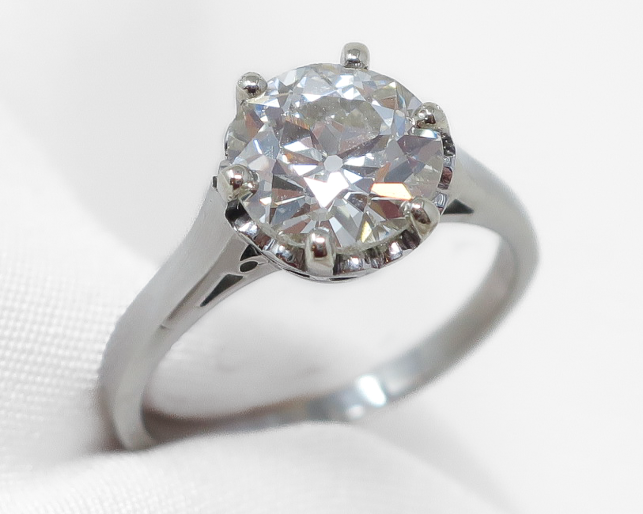 1930s Old European-Cut Diamond Solitaire