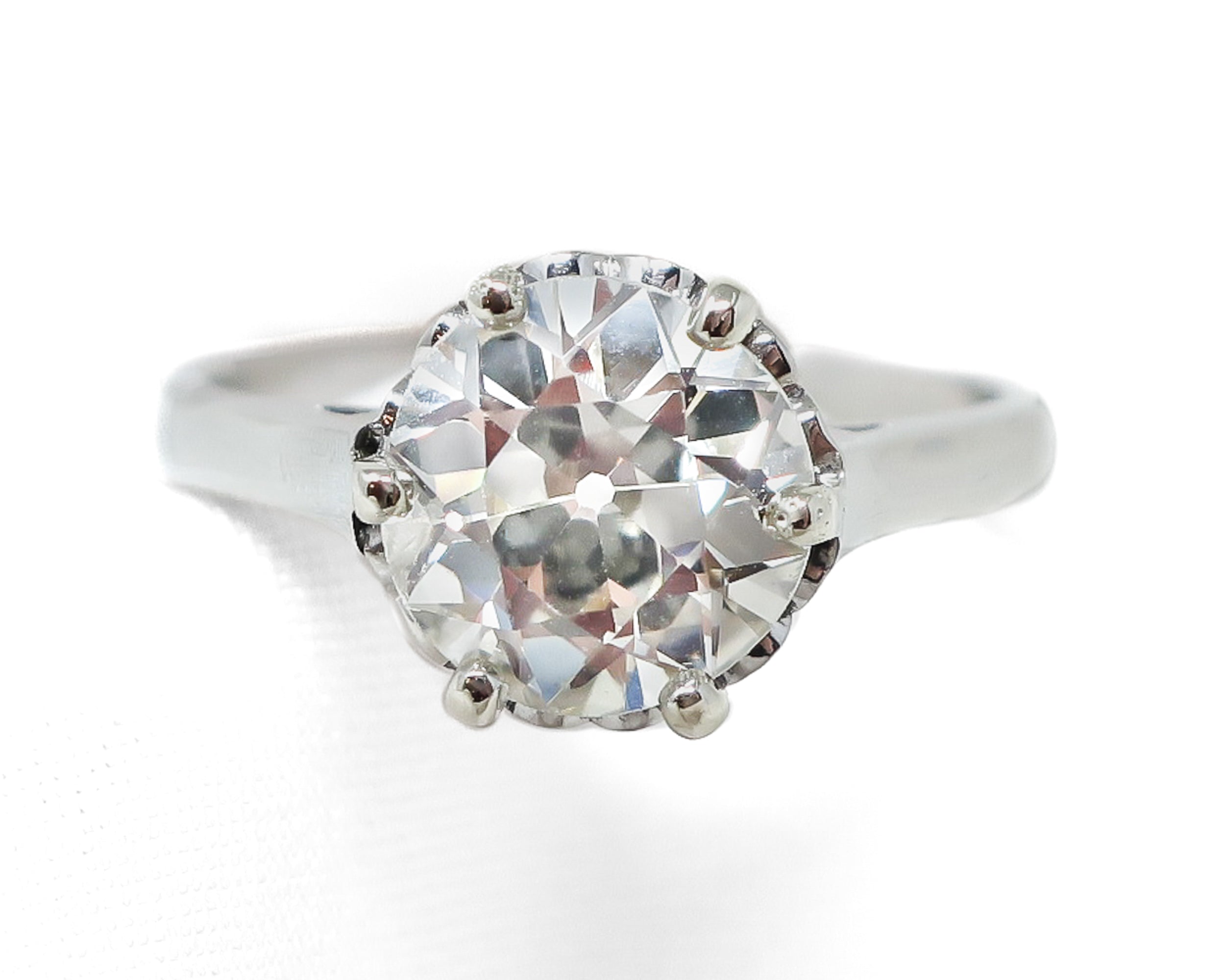 1930s Old European-Cut Diamond Solitaire