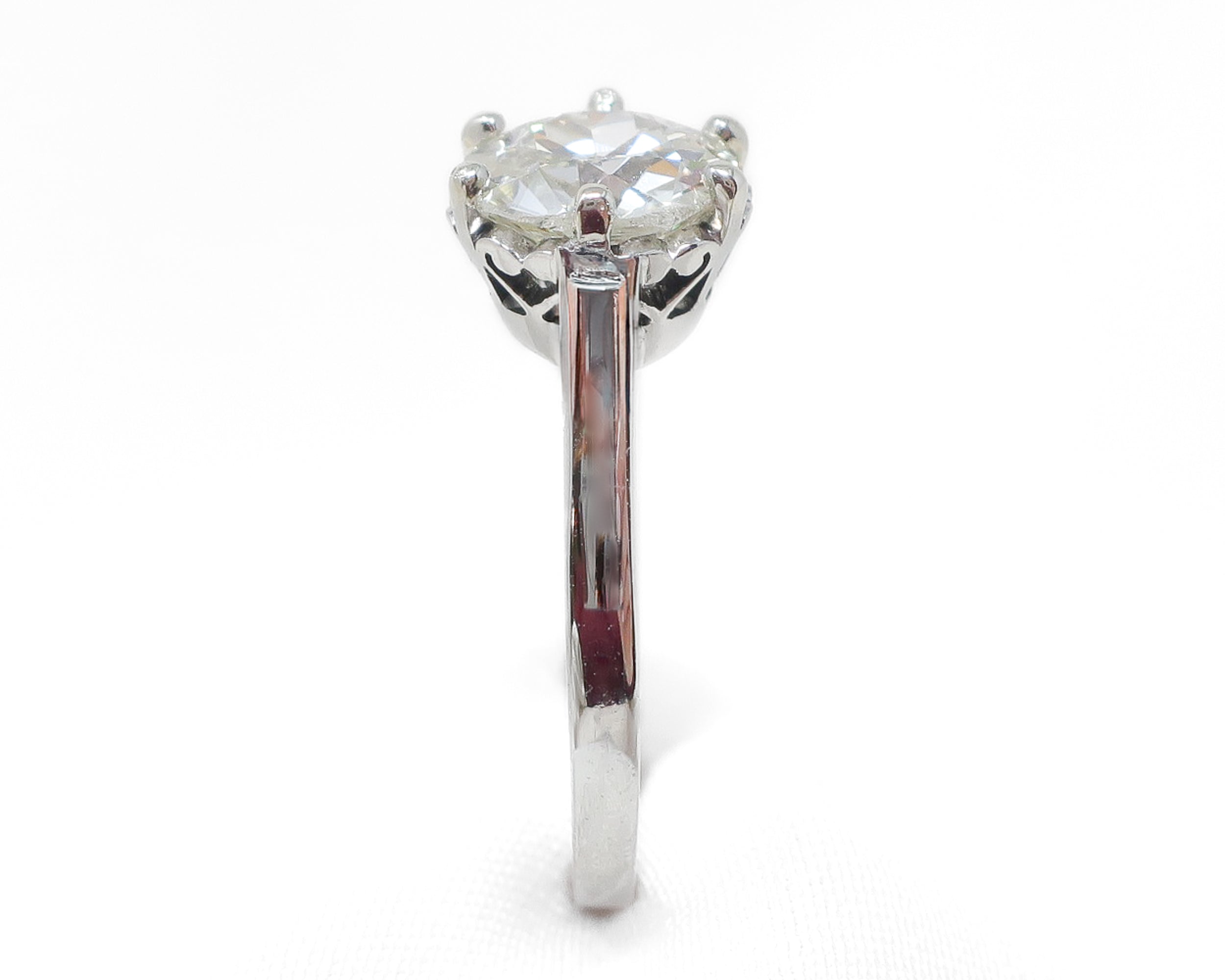 1930s Old European-Cut Diamond Solitaire