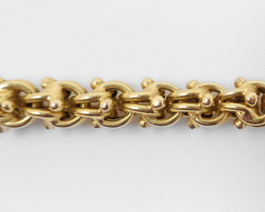 18KT Double-Link Italian Chain