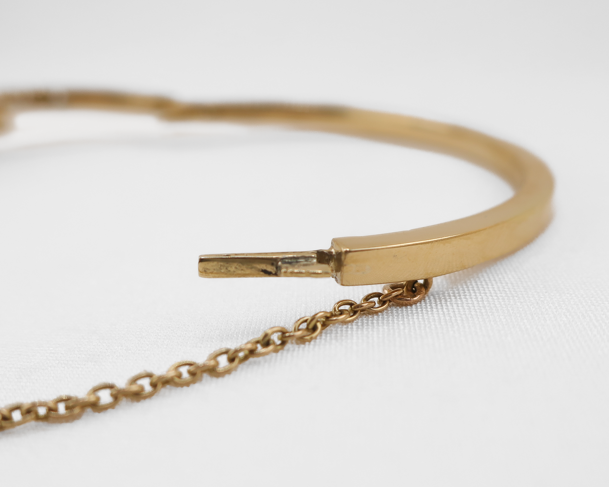 Victorian Diamond Double-Flower Bangle