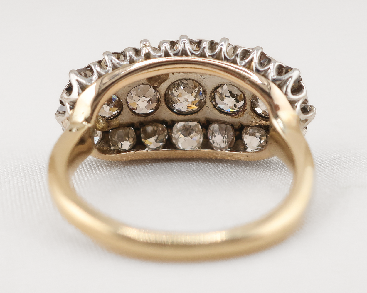 Victorian Diamond Cluster Ring