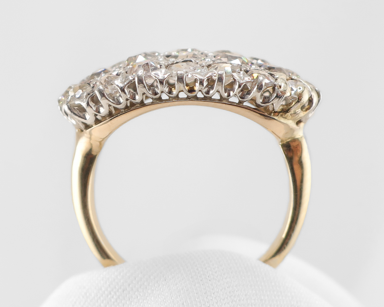 Victorian Diamond Cluster Ring