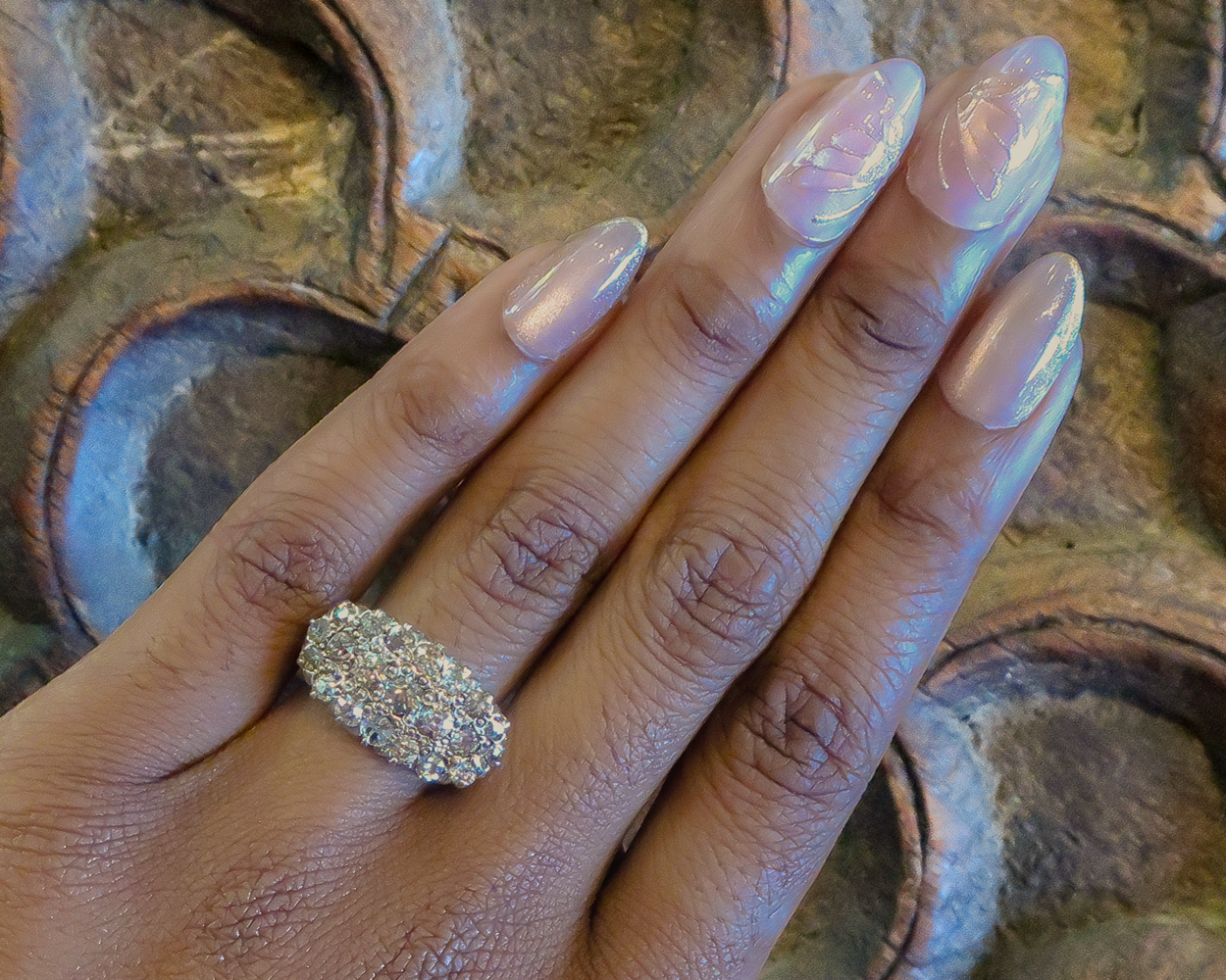 Victorian Diamond Cluster Ring