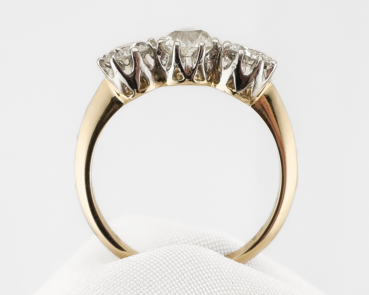 Edwardian Three-Stone Diamond Ring