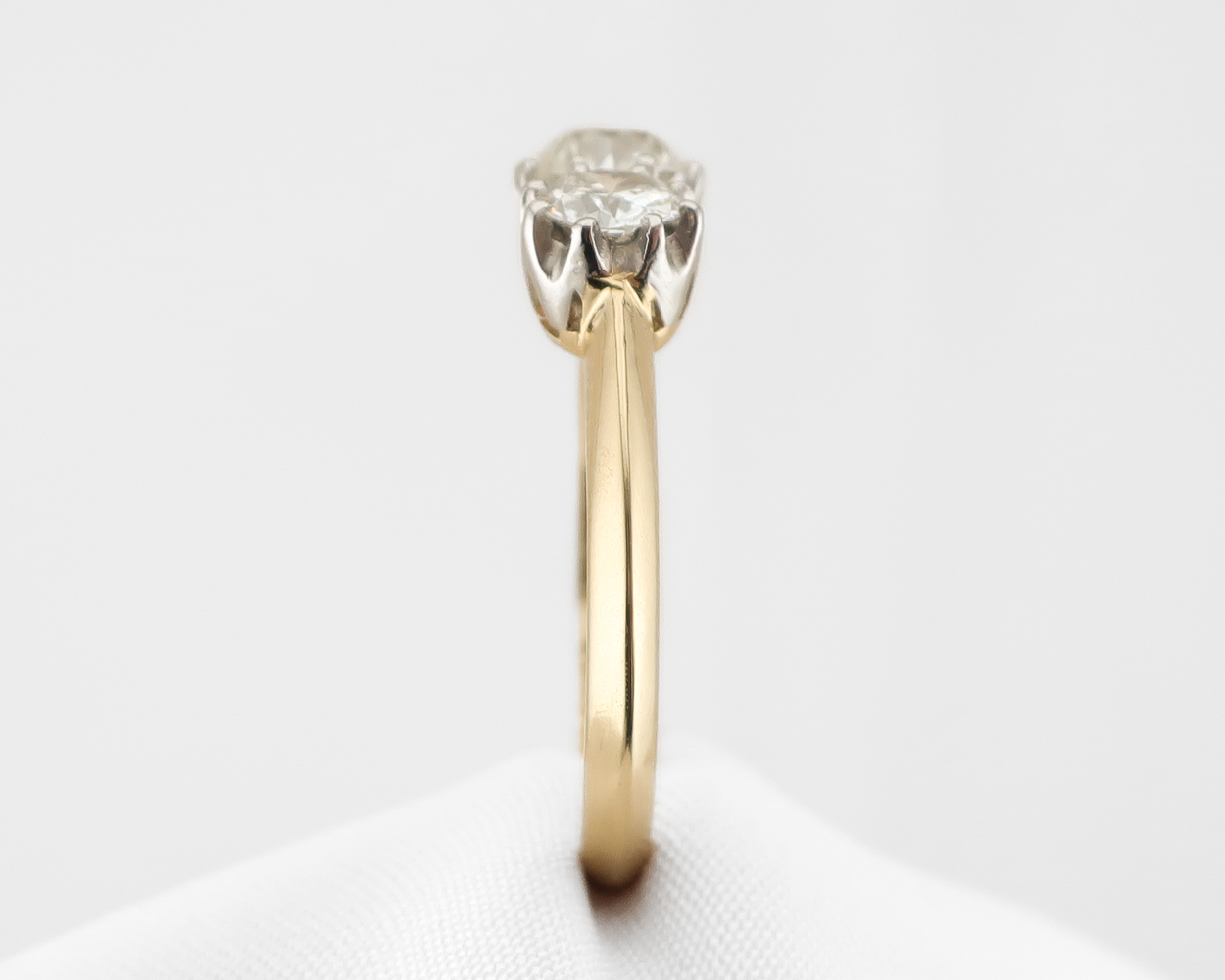 Edwardian Three-Stone Diamond Ring