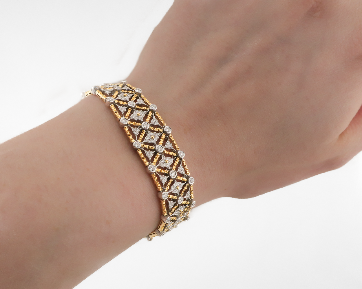 Vintage 2.25-Carat Diamond Bracelet