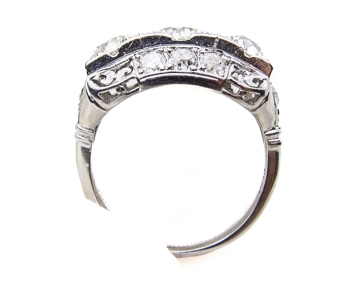 Edwardian Three-Stone Diamond Ring - RESERVED