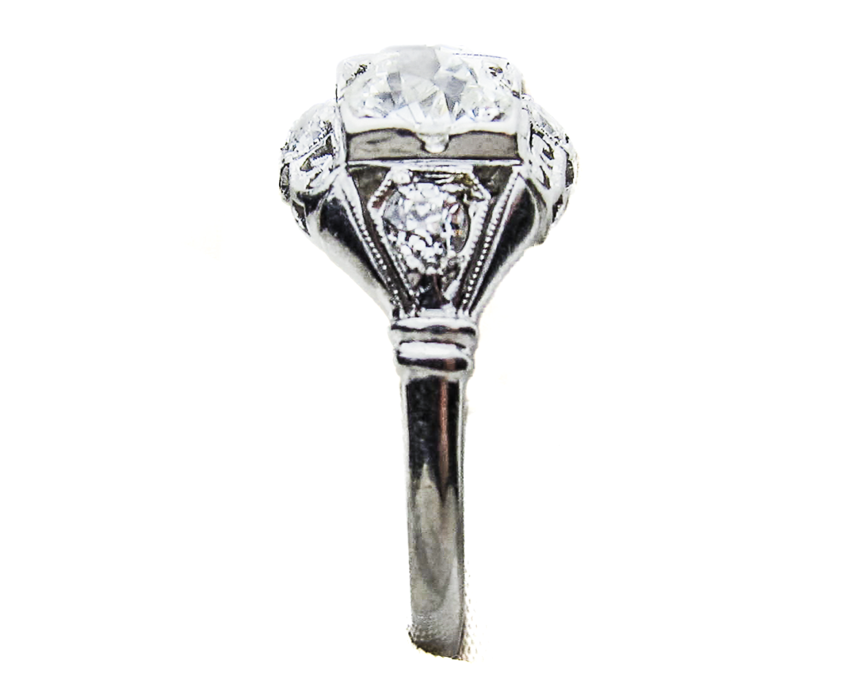 Edwardian Three-Stone Diamond Ring - RESERVED