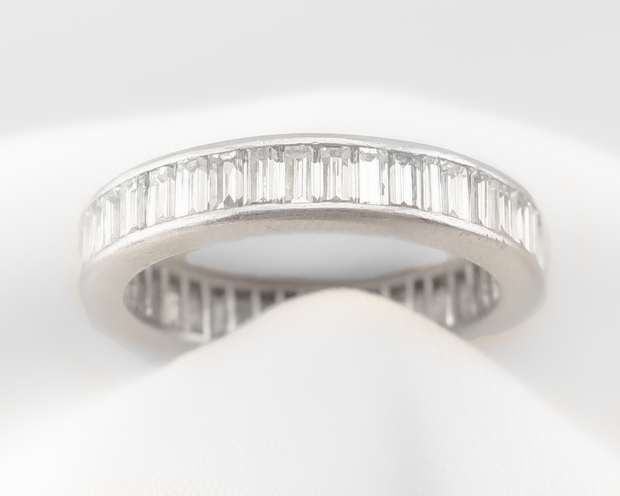 Midcentury Baguette Diamond Eternity Band