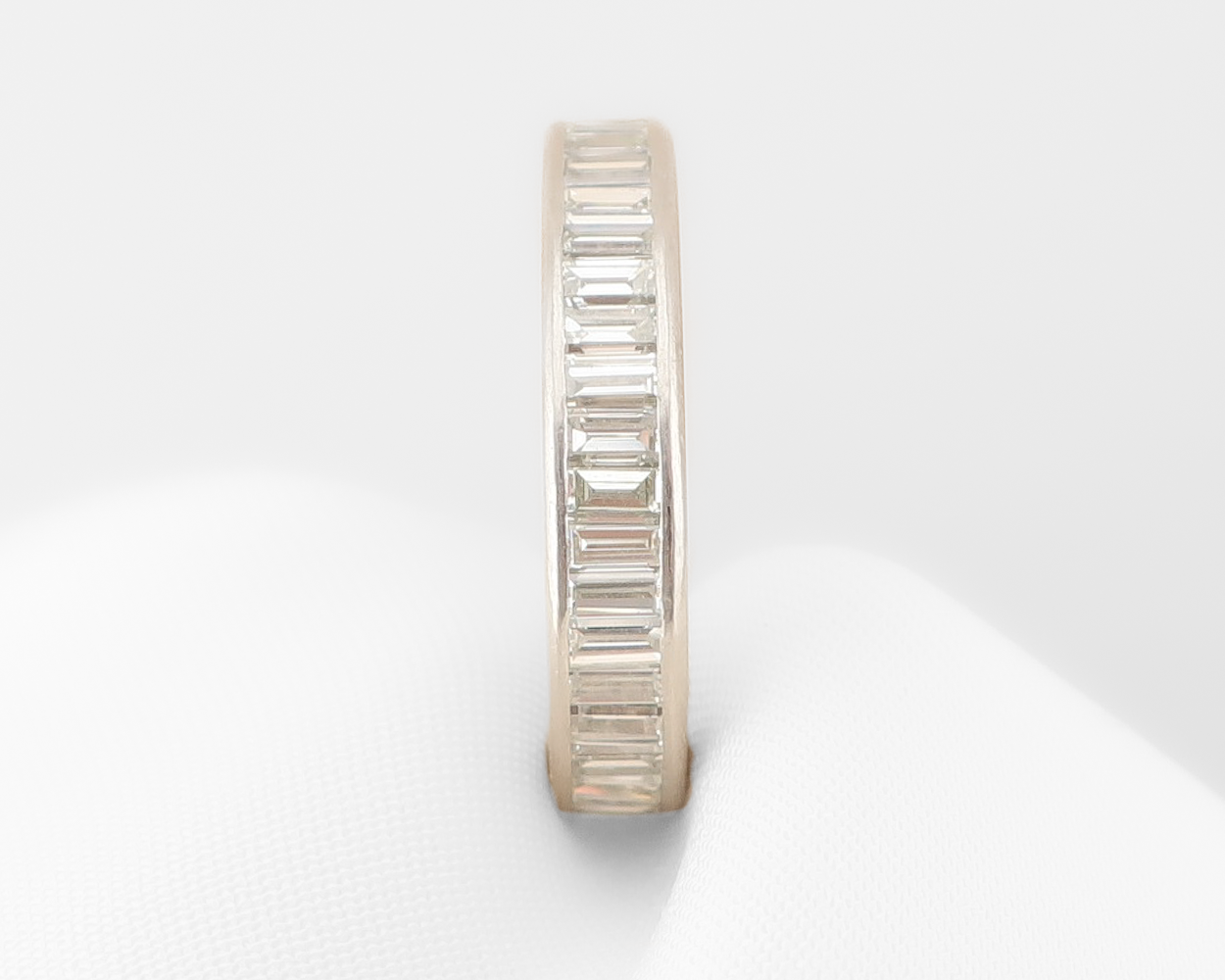 Midcentury Baguette Diamond Eternity Band