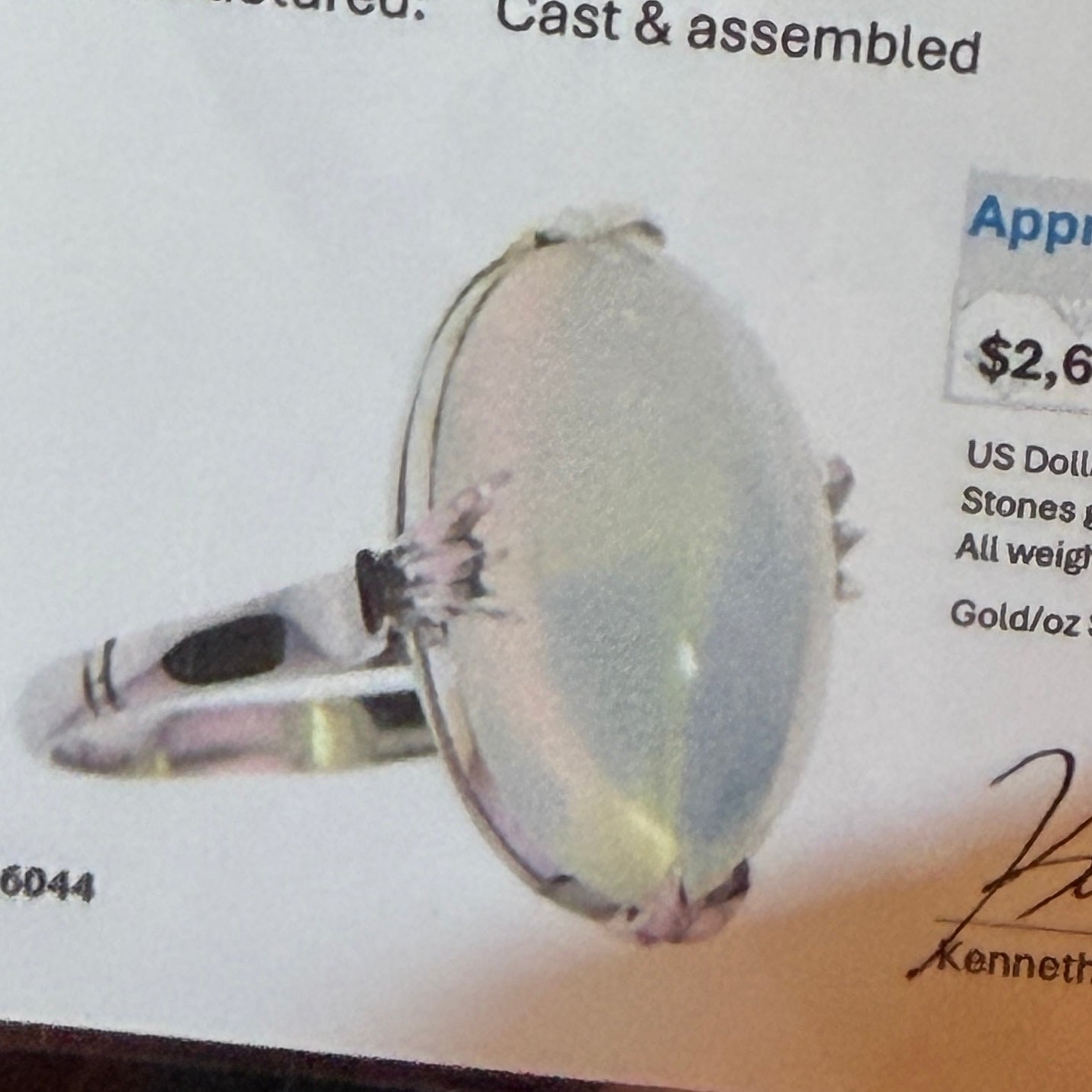 catseye moonstone ring