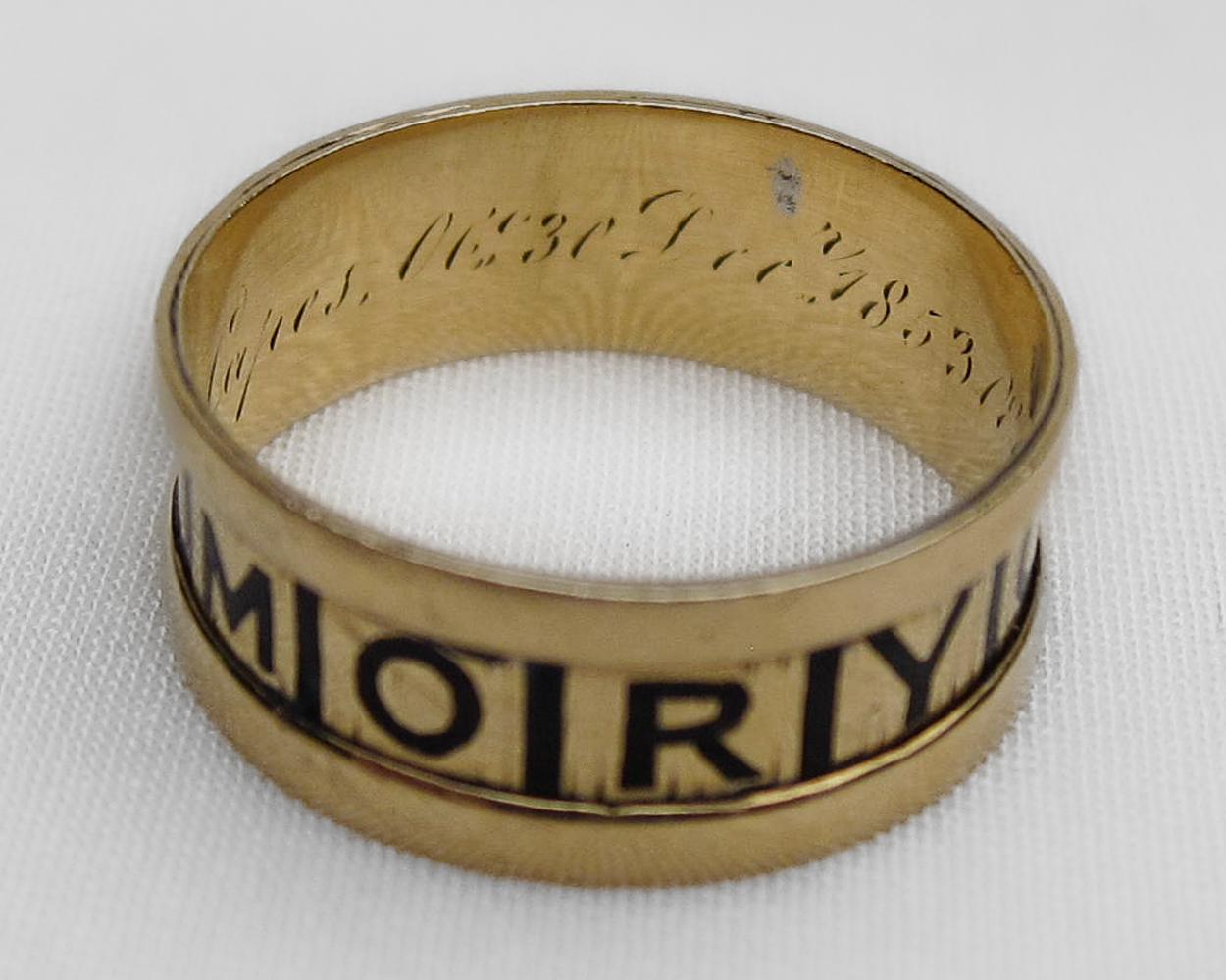 Victorian Enamel Memorial Band