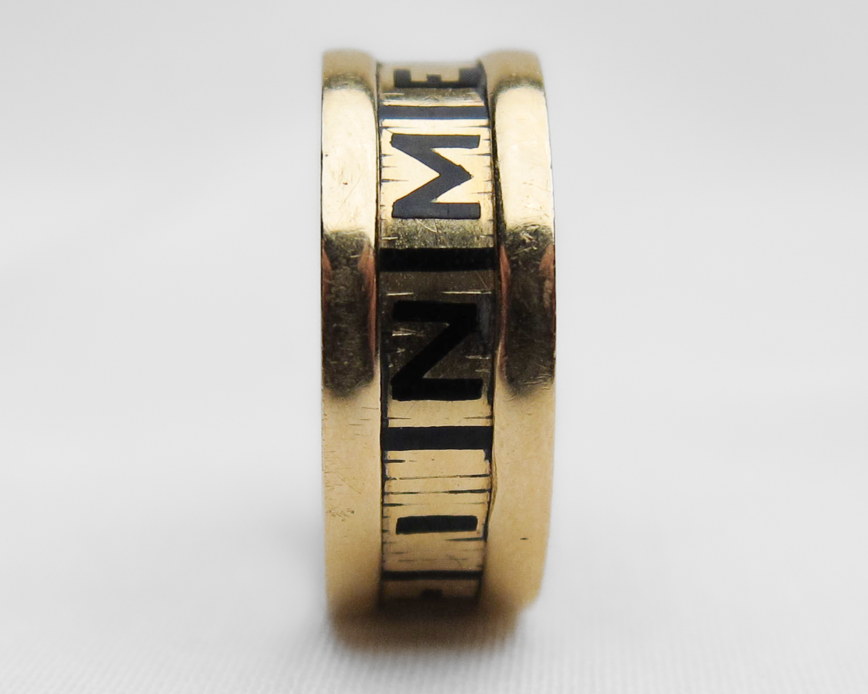 Victorian Enamel Memorial Band