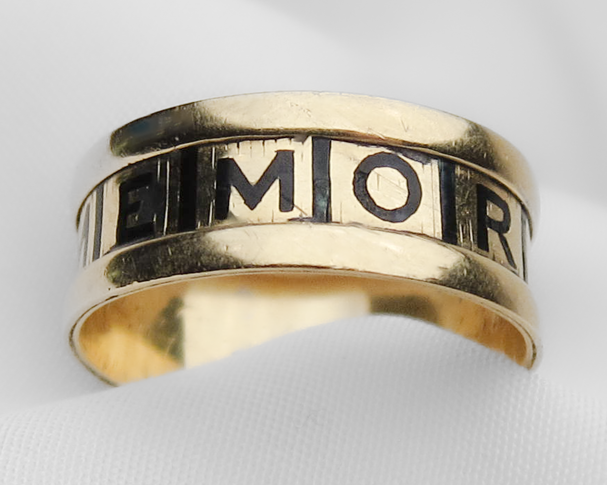 Victorian Enamel Memorial Band