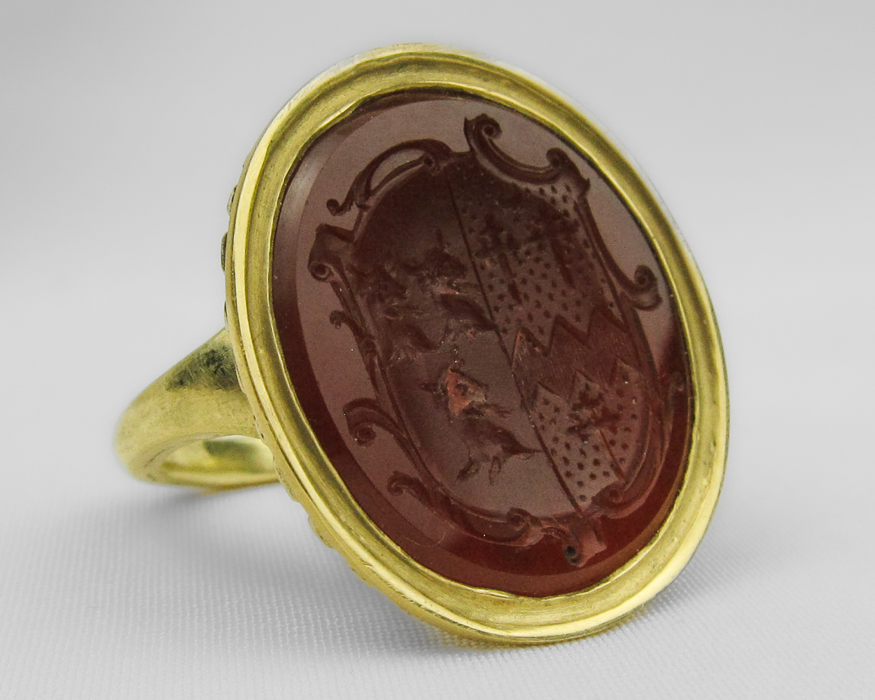 Georgian 20KT Carnelian Seal Ring