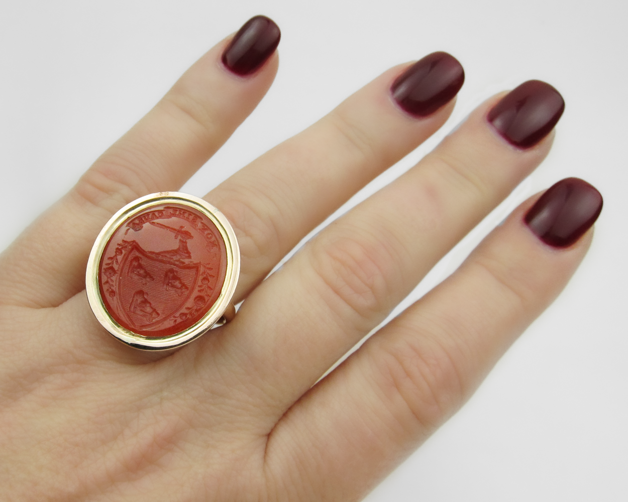 Circa 1790 Carnelian Intaglio Ring