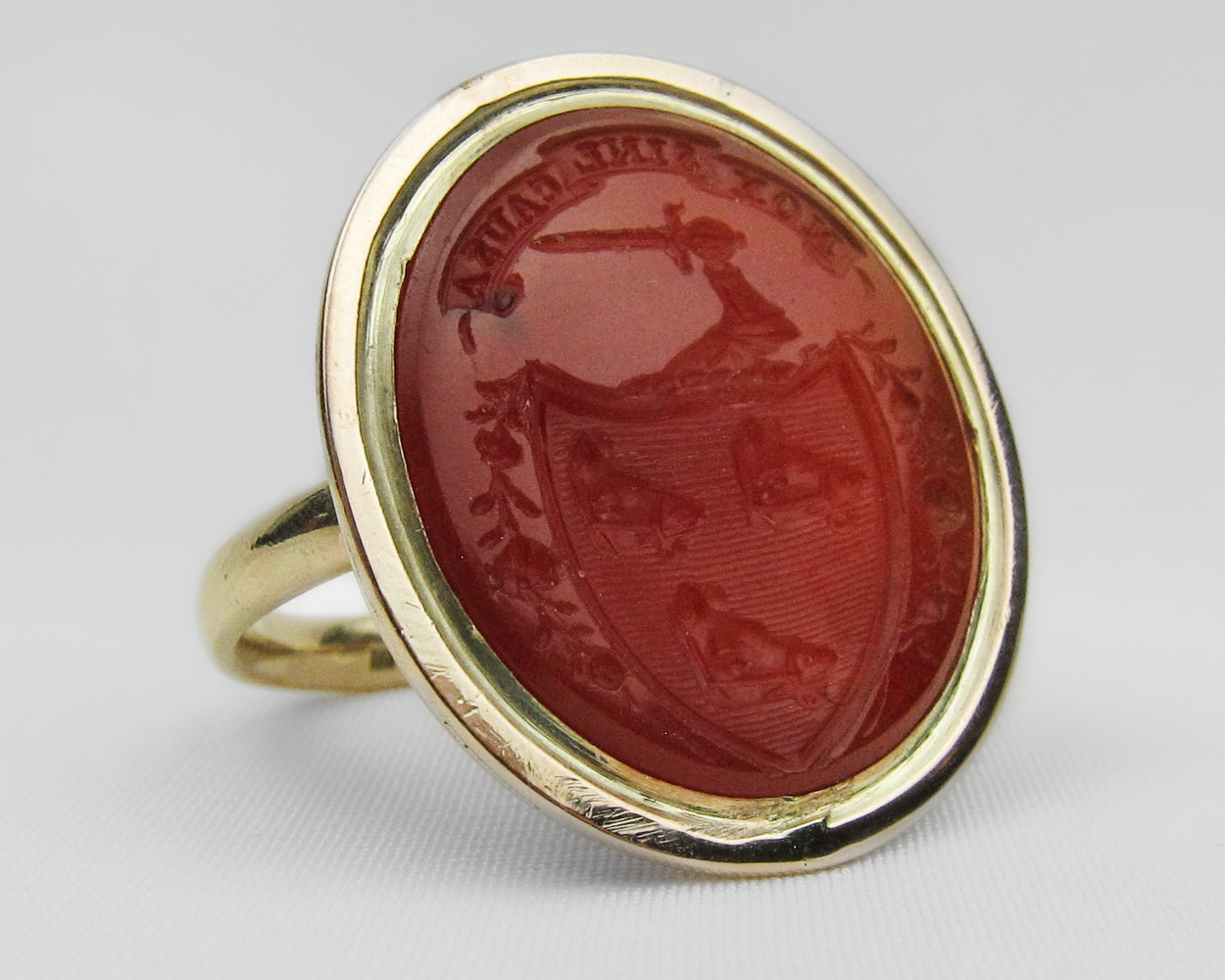 Circa 1790 Carnelian Intaglio Ring